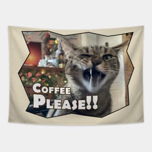 Coffee Please - Kona Kat Tapestry