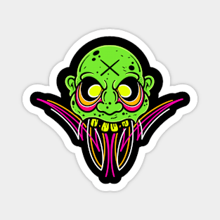 Zombie Stripes Magnet