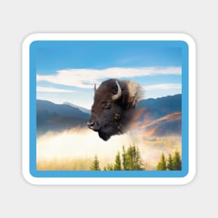 European bison Magnet