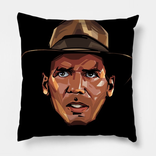 Indiana Jones Pillow by nabakumov