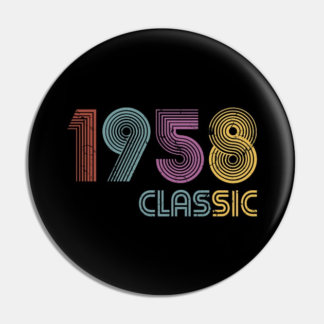 1958 classic 64 years old birthday Pin by hoopoe