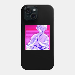 The young man who meditates on the profound ideas of life. Phone Case