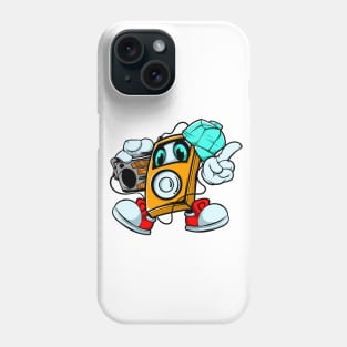 Music player illustration Phone Case