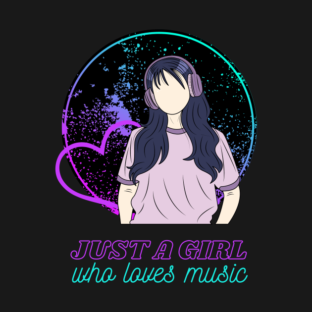 JUST A GIRL who loves music by black&blue