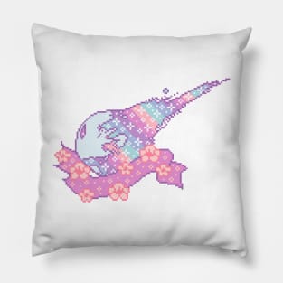 Final Fantasy Galaxy Meteor Pixel Art Pillow