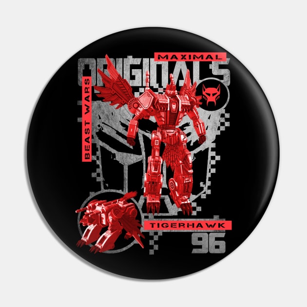 Originals BW - Tigerhawk Pin by CRD Branding