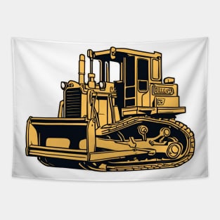 Bulldozer Tapestry