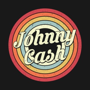 Johnny Proud Name Retro Rainbow Tribute T-Shirt