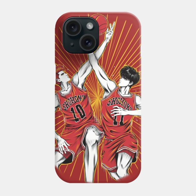 Hanamichi Sakuragi - Kaede Rukawa Phone Case by Marston Store