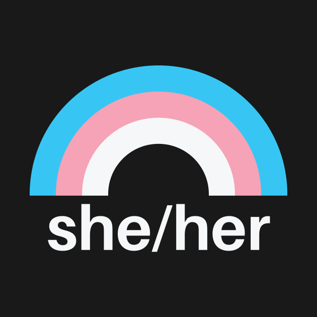 She/Her Pronouns Trans by lavenderhearts