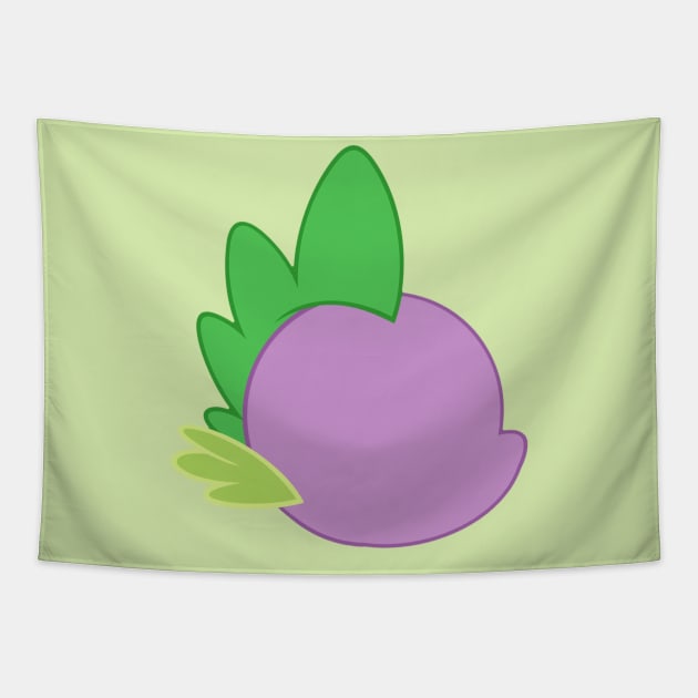 My little Pony - Spike Cutie Mark Special Tapestry by ariados4711