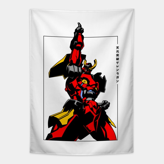 232 Gurren High Tapestry by Yexart