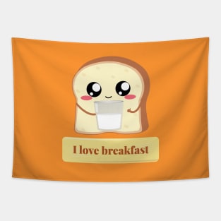 Toast: I love breakfast Tapestry