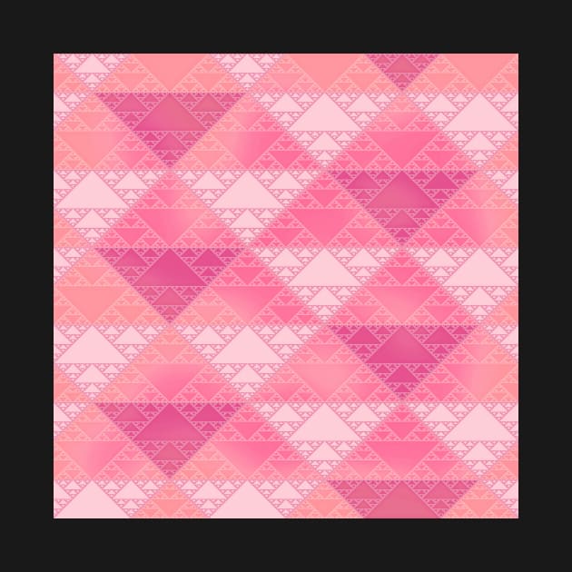 sierpinski triangles - rose by BrownWoodRobot