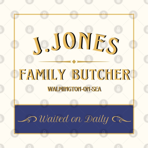 Jones Butcher Dad's Army Private Jones Mainwaring Pike by SonnyBoyDesigns