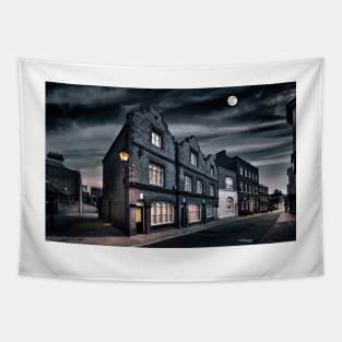 As Darkness Falls on King Street Tapestry