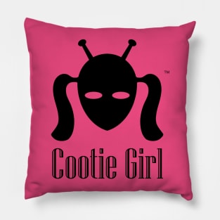 Cootie Girl   Black Pillow