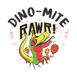 Dino Mite Birthday T-Shirt