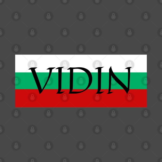 Vidin City in Bulgaria Flag Stripes by aybe7elf