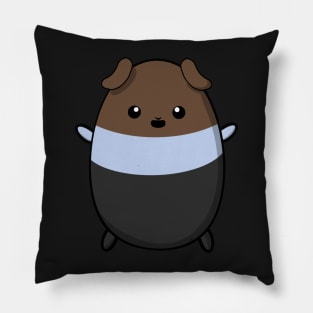 Cute guinea pig with tri-colour fur, brown, blue, black, kawaii guinea pig, guinea pig, Pillow