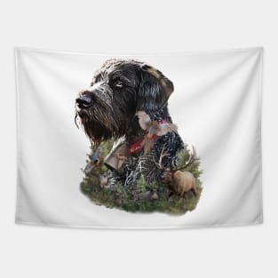 German Wirehaired Pointer Tapestry