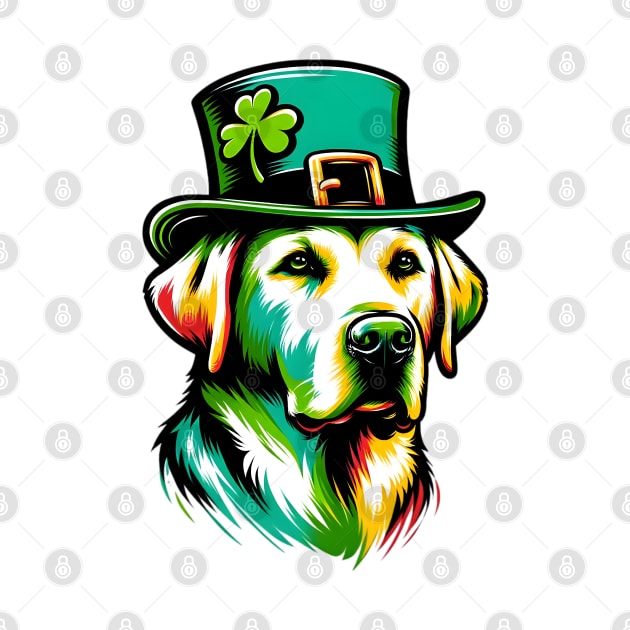 Labrador Retriever Celebrates Saint Patrick's Day by ArtRUs