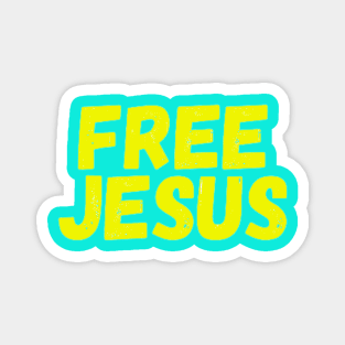 Free Jesus By Abby Anime(c) Magnet