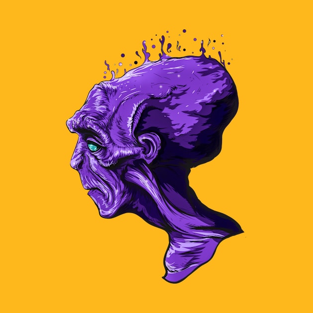 THINKER HEAD by KOKAIART