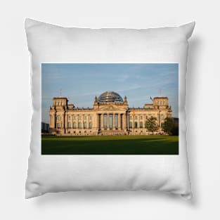 Reichstag building, Berlin, Germany, Europe Pillow