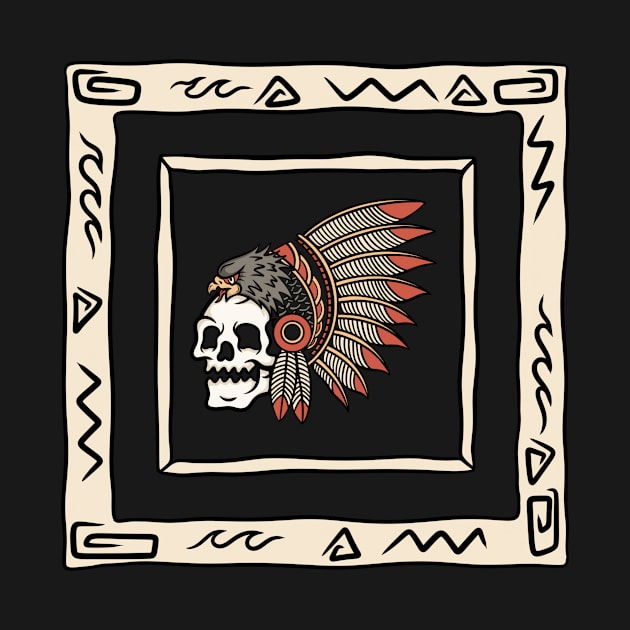 Indian skull by gggraphicdesignnn