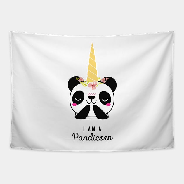 I am a Pandicorn Tapestry by Graphica01