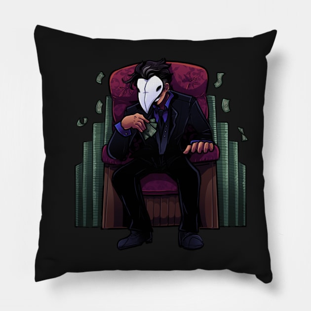 Dolos DDE Splash Art Pillow by spacebombz