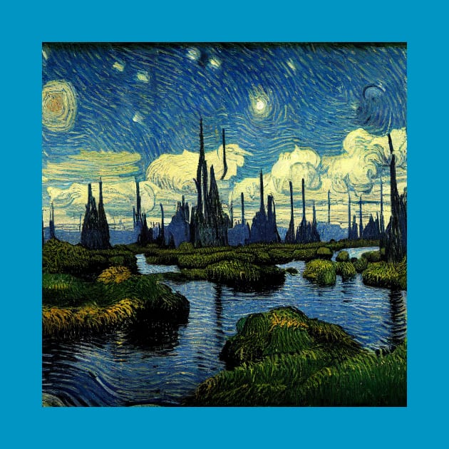 Starry Night in Kashyyyk by Grassroots Green