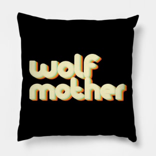 vintage color wolfmother Pillow