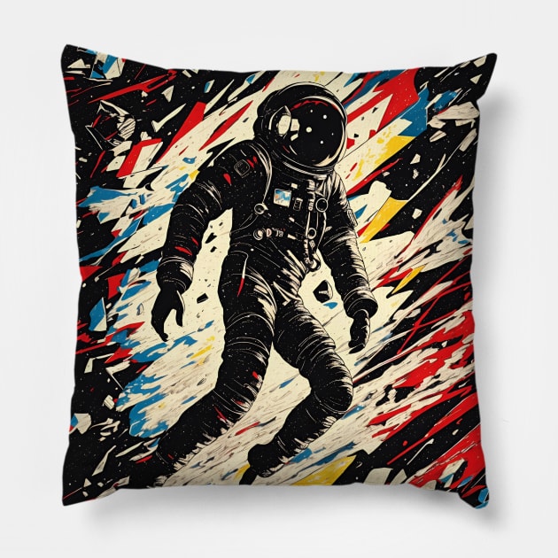 Shattered Space Voyage Pillow by star trek fanart and more