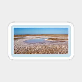 Salt pan. Magnet