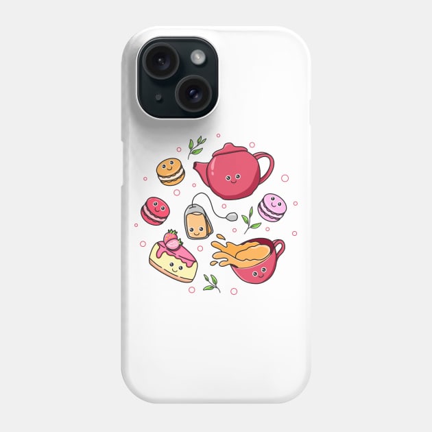 Teatime Phone Case by Kimprut