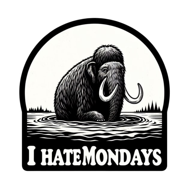 I Hate Mondays Mammoth in Tar Pit by Shawn's Domain