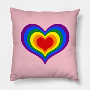 Hart Rainbow Pillow