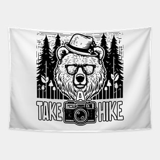 Bear Take a Hike Tapestry