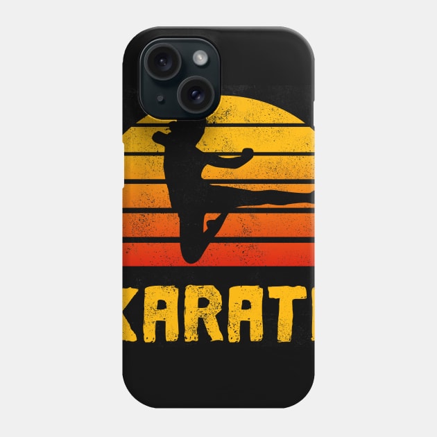 Karate retro vintage design Phone Case by Lomitasu