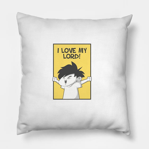 I Love My Lord Pillow by Sgt_Ringo