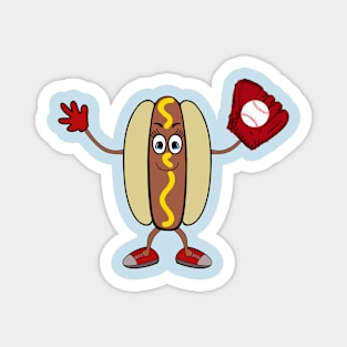 PLAY Ball Hot Dog Magnet