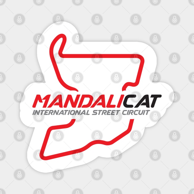 Mandalicat Circuit Magnet by Cinestore Merch