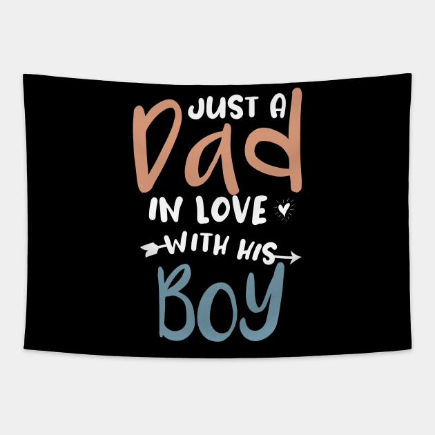 just a dad in love with his boy Tapestry by farroukbouhali