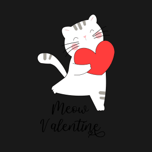 Valentine cat T-Shirt