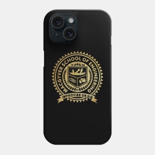 Vintage - MacGyver School Of engineering Phone Case