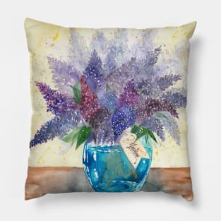 Mackinac Island Lilacs Pillow