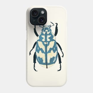 Blue beetle insect Phone Case