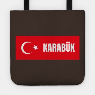 Karabük City in Turkish Flag Tote